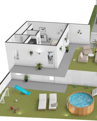 Villetta con giardino