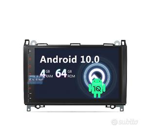 RADIO GPS ANDROID 14 PER MERCEDES CLASSE A B VITO 