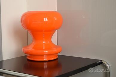 Vaso fiori design space age  anni 70 modernariato
