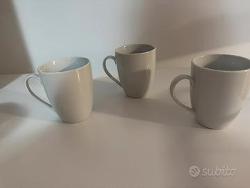 Tazze colazione 3 uguali+ 2 uguali
