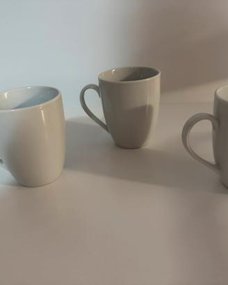 Tazze colazione 3 uguali+ 2 uguali