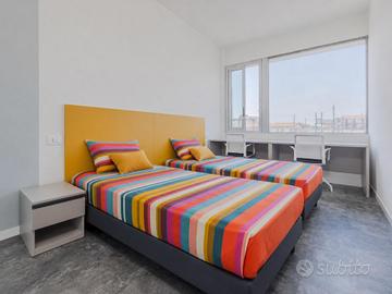 Posto letto in doppia con bagno [BS_TGN14-A_D14]
