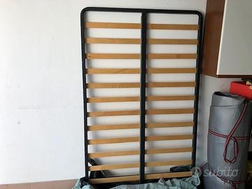 Rete a doghe da appoggio senza piedi 120 x 190