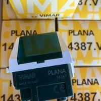Lotto 10 Spie prismatiche verde bianco Vimar Plana