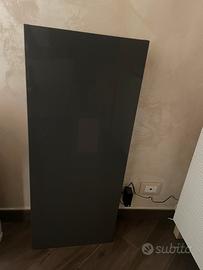 Mobiletto bagno grigio antracite lucido