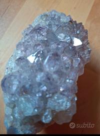 Drusa di ametista peso  325 grammi  11 x5 cm circa