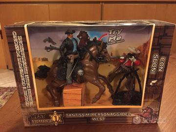 Gioco pupazzetti cowboy NUOVO