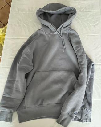Felpa pile grigio pull&bear come nuova taglia S