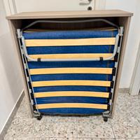 Letto singolo pieghevole come NUOVO