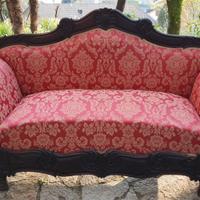 Divano in noce antico fine '800