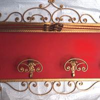 Attaccapanni a muro artistico del 70