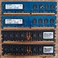RAM DDR2 Lotto 8GB - GeIL + HP