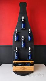 Espositore bottiglie a forma di bottiglia – arredo