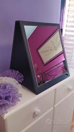 Specchio doppio da tavolo o d'appoggio