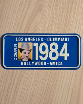Targa Metallica Charlie Chaplin – Hollywood Amica