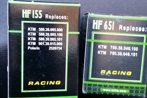 Filtri ktm e candela iridium