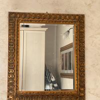 Specchio cornice oro  80x70