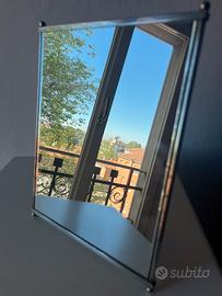 Cornice/specchio vintage da tavolo  argentato  AGP