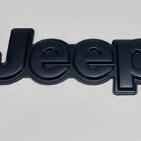 JEEP NERO OPACO SCRITTA/LOGO/STEMMA ADESIVO