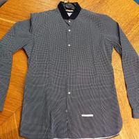 Camicia blu da uomo alta sartoria Italiana