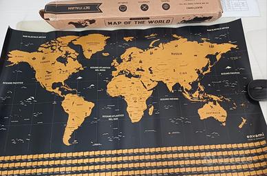 Mappa del mondo da grattare 