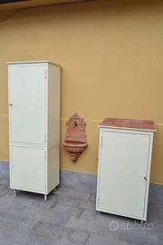 2x Armadio mobile gairdino esterno metallo zincato