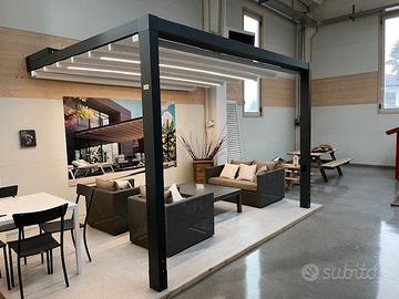 Pergola con tenda motorizzata Pratic