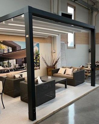 Pergola con tenda motorizzata Pratic
