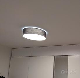 Lampadario plafoniera nera