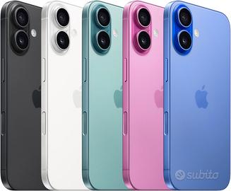 IPHONE 16 128GB NUOVI TUTTI I COLORI