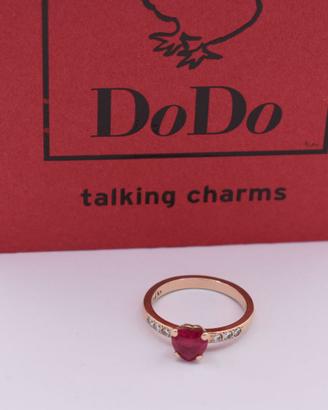 DODO ANELLO 100% amore oro rosa 9 kt diamanti