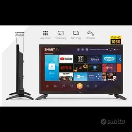 TV 22" Full HD Slim T2/S2 10 BIT Smart Tuner SAT