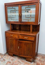 Credenza con vetrina stile Art Decó