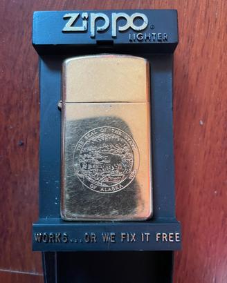 Accendino Zippo in ottone Alaska
