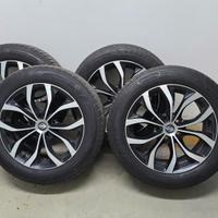 Set 4 cerchi in lega+ gomme M+S 215/60 R17 Nissan