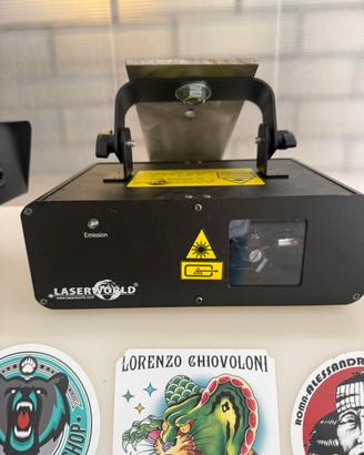 Laserworld MK2 Laser DMXLED +beamZ Rage600+2 barre