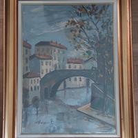 Quadro La Seine, Parigi - F. Maggioni