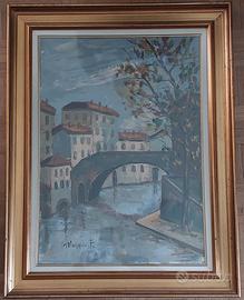 Quadro La Seine, Parigi - F. Maggioni