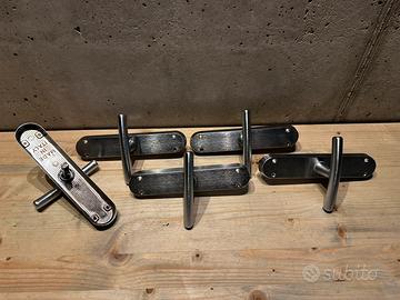 Maniglie cromo satinate