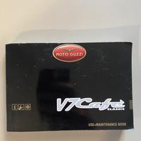 Uso manutenzione Moto Guzzi V7 Cafè
