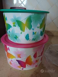 2 barattoli grande tupperware 2,1 e 1,4 l 