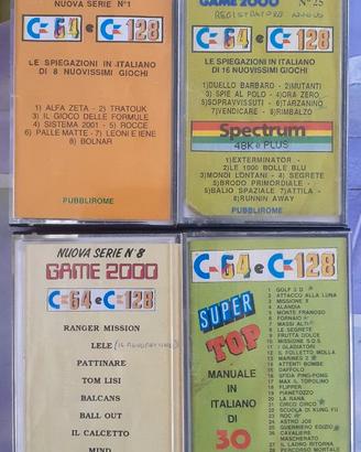 Lotto Commodore 64 – 8 Tapes  (Game 2000-SuperTop)
