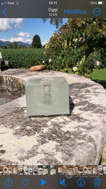 LAMPAD DA PARETE / TAVOLO IN VETRO MURANO