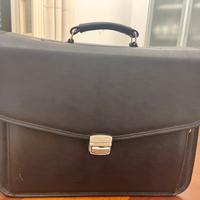 Borsa da lavoro in pelle nera Acer