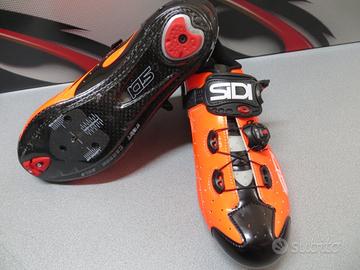 SIDI WIRE CARBON ARANCIO NERO STRADA