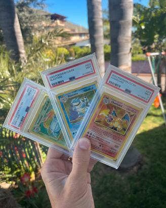 Carte pokemon trio psa 9