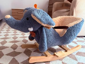 Elefante dondolo legno
