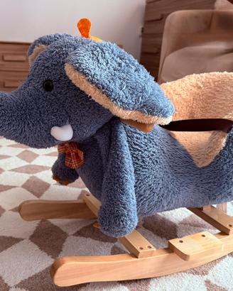 Elefante dondolo legno