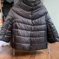 Giacca Piumino Corta MASH QUEEN Pois Nera Grigia M