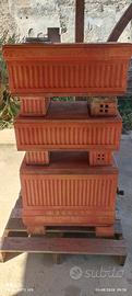 STUFA TERRACOTTA ORIGINALE ANNI 50